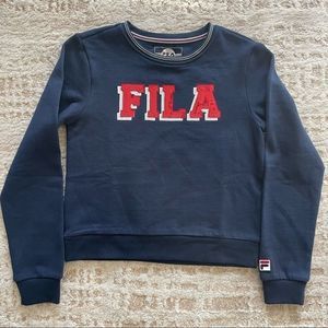 Fila Girls Big Logo Crewneck